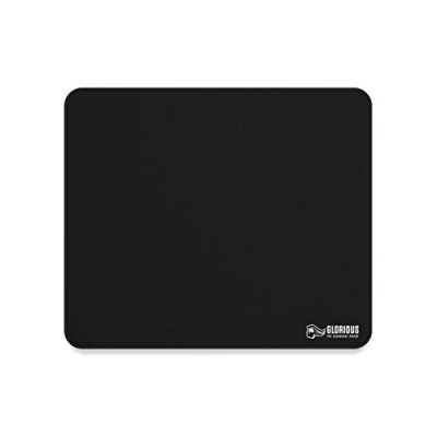 Abbildung von Glorious Gaming Padded Mouse Wrist Rest gesteppte Ränder, glatte Stoffoberfläche, rutschfester Gummiboden, mittlere Festigkeit, 200 x 100 17mm Schwarz