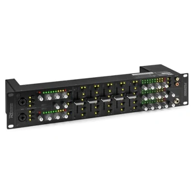 Abbildung von Power Dynamics PDZM800 Audio Mischpult 3 Zonen Mixer für Lautsprecher