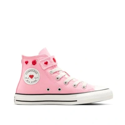 Abbildung von Converse Chuck Taylor ALL STAR Unisex Sneaker high für Kinder, Größe: 32, Light jellyfish jitter/red/egret Schuhe