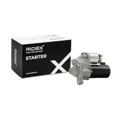 Abbildung von RIDEX 2S0061 Anlasser 12 1,0 9 PEUGEOT: Partner I Combispace, 307 SW, 206 Limousine, CITROËN: Berlingo / First I, C3 Pluriel, C2 Schrägheck