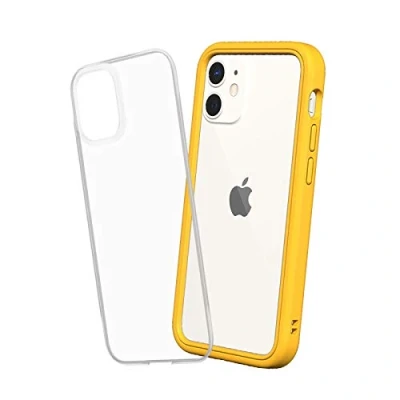 Abbildung von RhinoShield Modulares Case kompatibel mit [iPhone 12 Mini] Mod NX Anpassbare &amp; stoßdämpfende Schutzhülle im schlanken Design 3.5 Meter Fallschutz Gelb