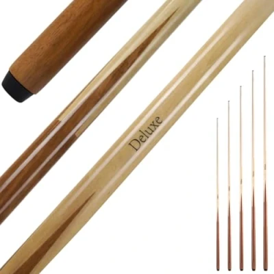 Abbildung von Queue einteilig Deluxe 100cm mit 12mm Schraubleder