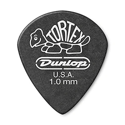 Abbildung von Dunlop Pitch Black Jazz Gitarrenplektren 72 Stück 1.0mm