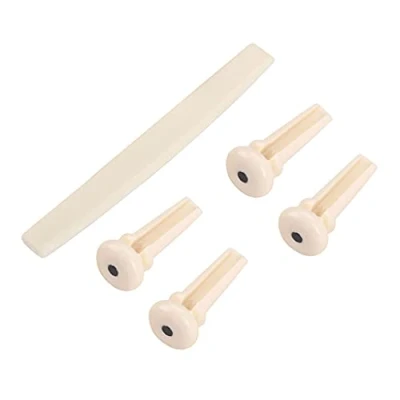Abbildung von Ersatz Acoustic Bass Guitar Bridge Pins Sattel für Musikliebhaber Geschenk