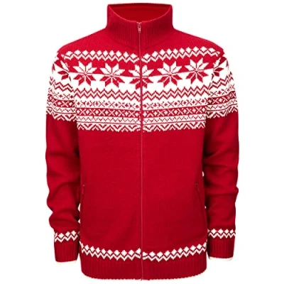 Abbildung von Brandit Norweger Strickjacke, Herren, Größe: 4XL, Red