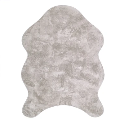 Abbildung von Fellteppich Pelt 640, Paco Home, fellförmig, Höhe: 16 mm, Kunstfell, Uni Farben, sehr weicher Flor