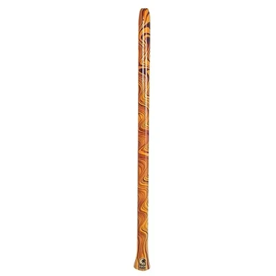 Abbildung von TOCA TO804304 PVC Didgeridoo groß 56&quot; DIDG DOS Orange Swirl