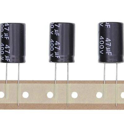Abbildung von 10 Stück 400V 47UF Steckbarer Aluminium Elektrolytkondensator 16x25 16 * 25mm