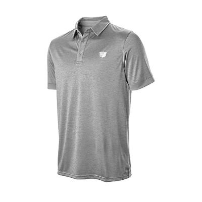 Abbildung von Wilson Staff Herren Golf Poloshirt, Stripe Heather Polo, Kurzarm, Polyester / Elasthan
