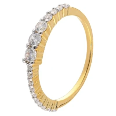 Abbildung von trendor 68470 Damenring Gold 333/8K Zirkonia Ring