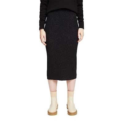 Abbildung von Esprit Bleistiftrock black, Damen, Größe: 38, Black