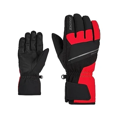 Abbildung von Ziener Herren GEZIM Ski Handschuhe/Wintersport wasserdicht atmungsaktiv, red, 11