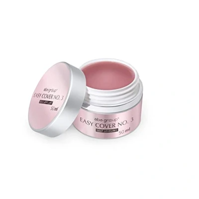 Abbildung von Easy Cover Self Leveling Gel Aba Group 50ml selbstnivellierendes Aufbaugel, Nagelgel, UV, LED für Nägel, naildesign, camouflage, aufbaugel gelnägel, versiegelungsgel gelnägel (Nr 3)