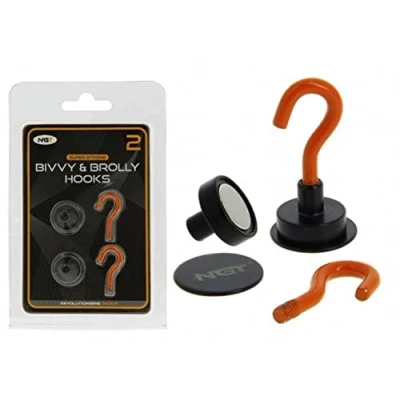 Abbildung von NGT Magnetische Bivvy Haken, zu je 2 verpackt! Angelzubehör
