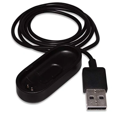 Abbildung von mtb more energy Ladeschale + USB Ladekabel kompatibel mit Xiaomi Mi Smart Band 4 Ersatz Ladestation Ladeadapter