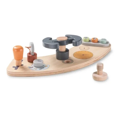 Abbildung von hauck Baby Fahrzeug Spielzeug Play Cockpit für Alpha Tray &amp; Arketa Holzhochstühle Alpha+ Beta+ 10 M+ FSC® Zertifiziertes Holz Fördert Auge Hand Koordination Motorik