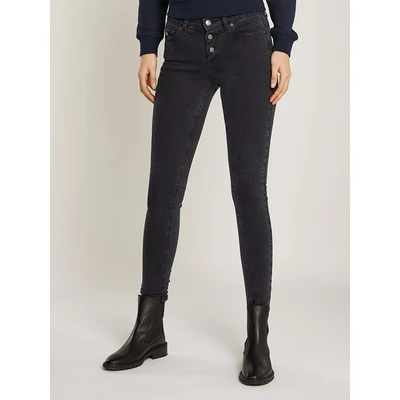 Abbildung von Tommy Jeans NORA Skinny Fit, Damen, Größe: 26x28, Denim black