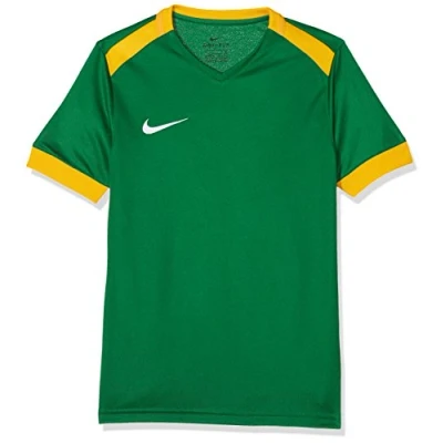 Abbildung von Nike Jungen Park Derby Ii Short Sleeve Jersey T Shirt, Pine Grün/University Gold/Weiss, XS