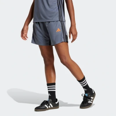 Abbildung von adidas Performance TIRO Essentials kurze Sporthose, Damen, Größe: Small, Team onix/super orange
