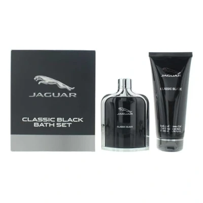 Abbildung von Jaguar Fragrances Classic Black GIFT SET (EDT 100ML + Showergel 200ML) Duftset, Herren, Größe: One Size,