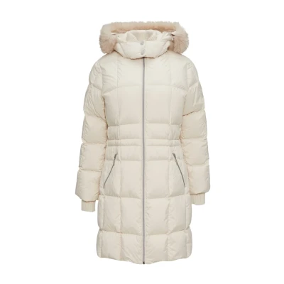 Abbildung von comma Daunenmantel, Damen, Größe: 34, Helles beige
