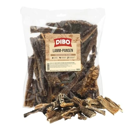 Abbildung von DIBO Lammpansen, 500g Beutel, der kleine Naturkau Snack oder Leckerli für Zwischendurch, Hundefutter, Qualitätskauartikel ohne Chemie
