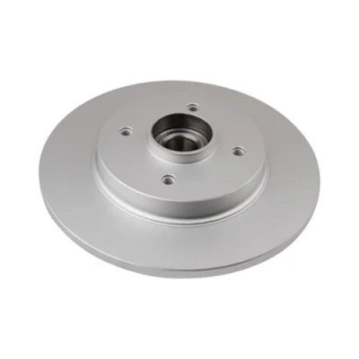Abbildung von VALEO 675409 Bremsscheibe Hinterachse 268 12 voll beschichtet mit Schraube, ABS Sensorring, integriertem Radlager CITROËN: Berlingo II