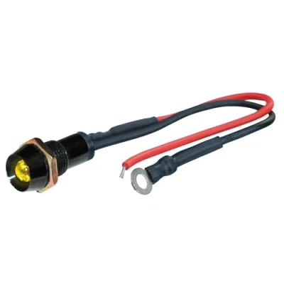 Abbildung von Foliatec LED Control Light schwarz Kontrolllampe Signallampe Ø = 10mm, gelb