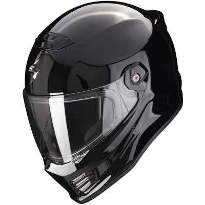 Abbildung von Scorpion Exo Motorradhelm Covert FX Solid Schwarz