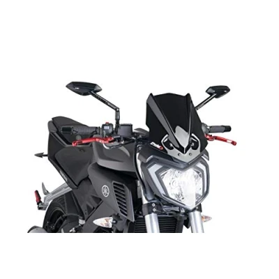 Abbildung von Puig 7654N Windschild Yamaha MT 125 14 17 schwarz