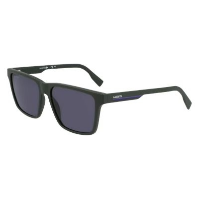 Abbildung von Lacoste Men&#039;s Sunglasses L6039S Matte Green with Grey Lens