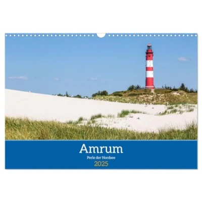 Abbildung von Amrum Perle der Nordsee (Wandkalender 2025 DIN A3 quer), CALVENDO Monatskalender
