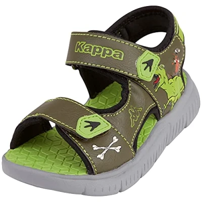 Abbildung von Kappa REX SUN Unisex Trekkingsandale für Kinder, Größe: 26, Army/black Schuhe