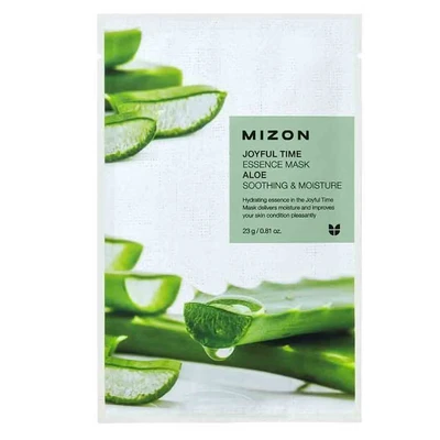 Abbildung von Mizon Joyful TIME Essence ALOE 4 Masks PACK Gesichtspflegeset, Größe: 92 g,