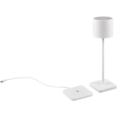 Abbildung von TRIO Leuchten LED Außen Akku Tischleuchte &quot;Fernandez&quot;, USB Ladestation, dimmbar, Lichtfarbe einstellbar