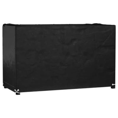 Abbildung von vidaXL Gartenmöbel Abdeckung, Abdeckplane Wasserdicht UV beständig, Rechteckig Schutzhülle mit 8 Ösen, Garnitur Schutzhaube für Rattanmöbel, 170x94x70cm