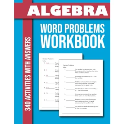 Abbildung von Algebra Number Problems Workbook For Grades 4 5 Arithmetic Word Problems: Practice 4th and 5th Grade With More 340 Activities Answers