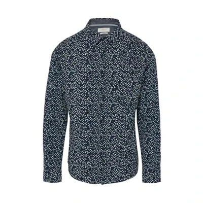 Abbildung von s.Oliver Gemustertes Hemd, Herren, Größe: 3XL, Navy