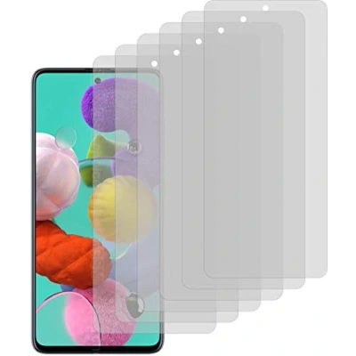 Abbildung von 4ProTec I 6X Schutzfolie MATT passgenau für Samsung Galaxy A51 Displayschutzfolie Bildschirmschutzfolie Schutzhülle Displayschutz Displayfolie Folie