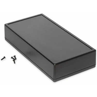 Abbildung von Hammond Electronics 1599HBK Tragbares Gehäuse (EPS), Schwarz, 220 x 110 44, 1 Stück