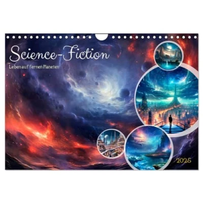 Abbildung von SCIENCE FICTION Leben auf fernen Planeten (Wandkalender 2025 DIN A4 quer), CALVENDO Monatskalender