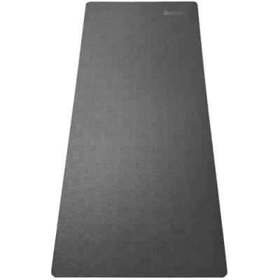 Abbildung von Skandika Bodenschutzmatte für Fitnessgeräte 90x200cm, Made in Germany, Multifunktionsmatte