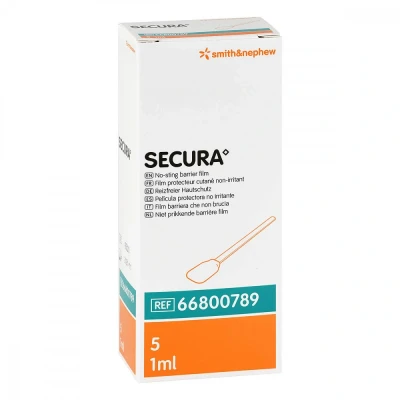 Abbildung von Secura Reizfreier Hautschutz Applikator 5X1 ml