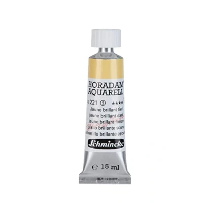 Abbildung von Schmincke HORADAM® AQUARELL feinste Künstler Aquarellfarben, Jaune brillant tief 15 ml