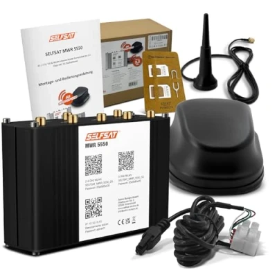 Abbildung von SELFSAT MWR 5550 (4G / LTE 5G &amp; WLAN Internet Router bis 3,3 Gbps inkl. Dachantenne), Starlink kompatibel