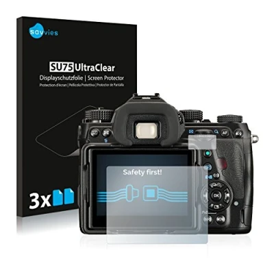 Abbildung von Savvies 6 Stück Schutzfolie für Pentax K 1 Mark II Displayschutz Folie Ultra Transparent