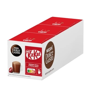 Abbildung von NESCAFÉ DOLCE GUSTO KITKAT Heißer Kakao Kakaokapseln 3er Pack (3 x 16 Portionen)