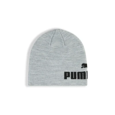 Abbildung von PUMA Essentials Mid Crown Cuffless Beanie, Accessoires, Light Grau Heather/Schwarz, OSFA