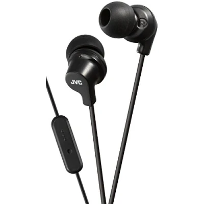 Abbildung von JVC HA FR15 B E In Ear Kopfhörer mit Fernbedienung/Mikrofon, Schwarz (schwarz)