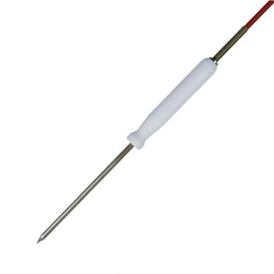 Abbildung von iOVEO 030ES01404 Robuster Einstechfühler mit Teflonhandgriff/Kerntemperaturfühler, Sensor PT100, Lebensmittel